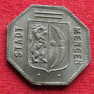 Germany Mengen  10  Pfennig  1918  Wurttemburg  Alemania Allemagne Alemanha Iron Notgeld 472 - Other & Unclassified