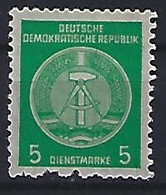 Germany (DDR) 1957-60  Dienstmarken B (**) MNH  Mi.34 (type 4) - Nuevos