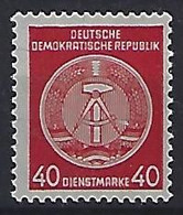 Germany (DDR) 1957-60  Dienstmarken B (**) MNH  Mi.39 (type 4) - Mint