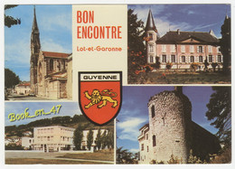 {60287} 47 Lot Et Garonne Bon Encontre , Multivues ; Divers Aspects - Bon Encontre