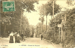 92 SEVRES LA GRANDE DESCENTE DU CHEMIN DES BRUYERES - Sevres