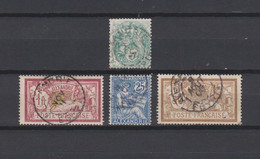 4 TIMBRES ALEXANDRIE OBLITERES DE 1902       Cote : 10,75 € - Oblitérés