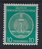 Germany (DDR) 1957-60  Dienstmarken B (**) MNH  Mi. 35 (type 4) - Nuevos