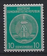 Germany (DDR) 1957-60  Dienstmarken B (**) MNH  Mi. 35 (type 4) - Mint