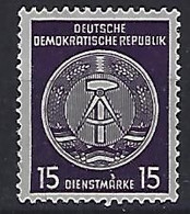 Germany (DDR) 1957-60  Dienstmarken B (**) MNH  Mi. 36 (type  4) - Nuevos