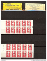 Carnets Saint Pierre Et Miquelon Neufs - Postzegelboekjes