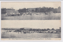 Posieux, Grangeneuve. Ecole D'agriculture. Fenaison, 2 Tableaux - Posieux