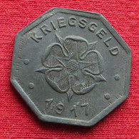Germany Lippe  10  Pfennig  1917  Lippe-Detmold  Alemania Allemagne Alemanha Zinc Notgeld  490 - Sonstige & Ohne Zuordnung