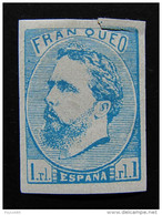 ESPAÑA-Spain Carlistas-1873- "Carlos VII" R. 1 MH* DIF. (descrizione) - Carlists