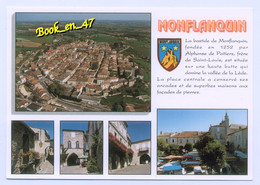 {83567} 47 Lot Et Garonne Monflanquin , Multivues ; Divers Aspects , Vue Générale - Monflanquin