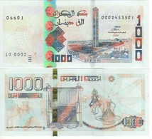 ALGERIA   1'000  Dinars   Pnew  (dated 01.12.2018   Issued 2019   ---   Grand Mosque  /  Loom-Tea Pot ) - Algeria