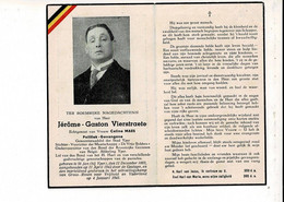 Dp 11003 - JEROME VIERSTRAETE - MAES - ST JAN IEPER 1893 - POLITIEK GEVANGENE - MARTELDOOR IN GROSS ROSEN 1945 - Andachtsbilder
