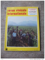 Revue Vinicole Internationale 1971 Vins De Corse Sardaigne Vallet Conservation Vin Vignoble - Cuisine & Vins