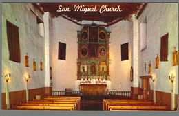 CPM USA - Santa Fe - Interior Of San Miguel Church - Santa Fe