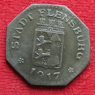 Germany Flensburg  10  Pfennig  1917  Schleswig-Holstein  Alemania Allemagne Alemanha Zinc Notgeld  546 - Other & Unclassified