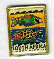 Pin's Expo 98 Lisbon Exposition Universelle 1998 Lisbonne South Africa Afrique Du Sud - Sonstige