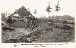 Beringen Exploitation Du Sous Sol Limonite Des Marais - Beringen