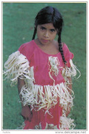 Carte Postale Honduras Indien Jeune Fille De La Tribu Lencra Au Festival Du Maïs Trés Beau Plan - Honduras