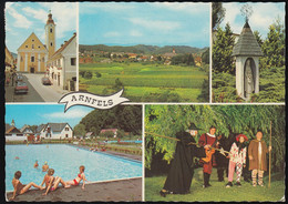 Austria - 8454 Arnfels - Ansichten - Hauptplatz - Freibad - Schloßspiele - Nice Stamp - Trieben