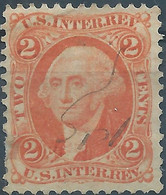 Stati Uniti D'america,United States,U.S.A,1868 Revenue Stamp  U.S. Inter. Rev. 2 Cents - Fiscali