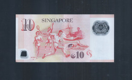 RARE !!!  Singapore $10 Dollars Portrait Series Very Lucky Repeater Number Banknote 5NY-559922 AU (#172) - Singapur