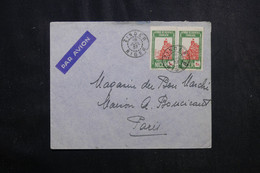 NIGER - Enveloppe De Zinder Pour Paris En 1937 Par Avion - L 72739 - Covers & Documents