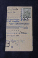 BOHÊME ET MORAVIE - Récépissé De Colis Postal  De Prag Pour Mlada Vozice En 1942 - L 72753 - Briefe U. Dokumente