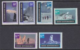 Ross Dependency 1996 Gletscherlandschaften 6v ** Mnh (50395) - Unused Stamps