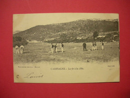 13 Carpiagne 1905 Le Champ De Tir à La Cible RARE éditeur Risont Photo-Atelier Beaudoin Dos Scanné - Waffenschiessen