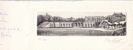 Gravure De Béquet - Château De Versailles  N° 46/200 - 213 X 104 Mm - Brieven En Documenten