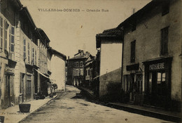 Villars Les Dombes (01) Grande Rue (Patisserie) 1920 - Villars-les-Dombes