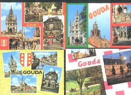 Nederland Holland Pays Bas Gouda Met 4 Leuke Kaarten - Gouda