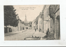 MONTIER EN DER (HAUTE MARNE) 744 RUE DES PONTS  (HOMME AVE BROUETTE BOIS  ET  EGLISE ) - Montier-en-Der