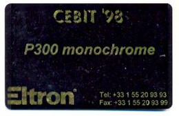 Carte Demonstration Eltron, P300 Monochrome, CeBIT 98   # Demo-399 - Exhibition Cards