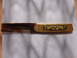 Damasquinado De Toledo "peine"; Peigne Damasquiné De Tolede, Comb ; - Accessoires