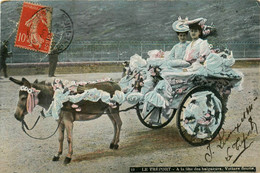 Le Tréport * à La Fête Des Baigneurs * Voiture Fleurie * Attelage âne - Le Treport