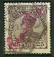 1910 Portugal D.Manuel II #161 Manual Overprint "Republica" Rare - P1514 - Used Stamps