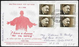 India/Inde: FDC, Martin Luther King - Martin Luther King