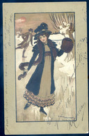 Cpa Illustrateur Ethel Parkinson -- Patinage  AVR20-27 - Parkinson, Ethel