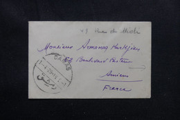 SYRIE - Petite Enveloppe De Damas Pour Amiens En 1929, Affranchissement Au Verso - L 72849 - Storia Postale