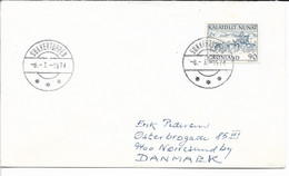 Greenland - Cover Sent To Denmark 1974. Used Sukkertoppen.  H-1405 - Altri & Non Classificati