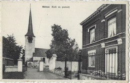 Melsen.   -   Kerk En Pastorij.    -   Naar   Kalken - Merelbeke