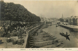 Amiens * Carte Photo * Le Marché Sur L'eau * Les Hortillons * Foire - Amiens