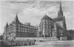 64-PAU-HÔTEL GASSION- CARTE EN CELLULOÏD - Pau