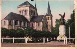 3366  Carte Postale  BARENTIN  Eglise Et Monument Aux Morts  1914 1918            76 Seine  Maritime - Barentin