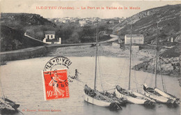 85-L'ILE-D'YEU- LE PORT ET LA VALLEE DE LA MEULE - Ile D'Yeu