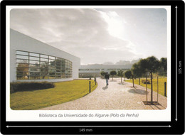 Portugal Postal Universidade Do Algarve Campus Da Penha Faro Algarve 2011 Biblioteca Bibliothèque Library Clouds Nuages - Faro
