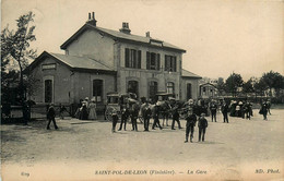 St Pol De Léon * La Gare * Diligence * Ligne Chemin De Fer Du Finistère - Saint-Pol-de-Léon