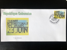 Gabon Gabun 2011 Mi. 1705 FDC Journée Internationale Des Veuves Witwen Tag Widowed Day RARE! - Gabon (1960-...)