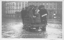 92-ASNIERES- CARTE-PHOTO- LE CRUE DE 1910 - Asnieres Sur Seine